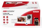   Hikvision DS-KIS705EY Kétvezetékes HD video-kaputelefon szett, kültéri, fehér beltéri, disztributor