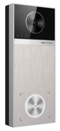 Hikvision DS-KV6114-MWBE1 Egylakásos IP video-kaputelefon kültéri egység, kártyaolvasóval, WiFi, Bluetooth, PoE, fém