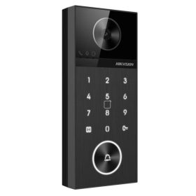   Hikvision DS-KV6124-WBE1 Egylakásos IP video-kaputelefon kültéri egység, kártyaolvasóval, WiFi, Bluetooth, PIN, PoE