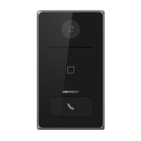   Hikvision DS-KV6133-WME1/Flush Egylakásos IP video-kaputelefon kültéri egység, kártyaolvasóval, IR-megvilágítás, WiFi,süllyeszthető