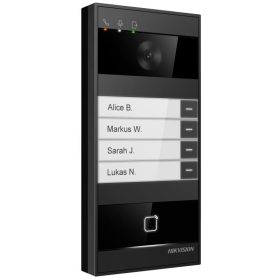   Hikvision DS-KV8114-NWE1 IP video-kaputelefon kültéri egység, WiFi, arcfelismerés, Mifare kártyaolvasó, Bluetooth