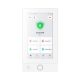 Hikvision DS-PK670MDWNP/White 7" érintőképernyős kezelő AX Hybrid Pro G2 központokhoz, 2/1 I/O, M1/DESFire, Eth./WiFi, PoE, fehér