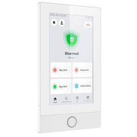   Hikvision DS-PK670W/White 7" érintőképernyős kezelő AX Hybrid Pro G2 központokhoz, Ethernet/WiFi, fehér