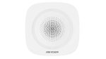   Hikvision DS-PS1-I-WE(B)/RED Vezeték nélküli beltéri sziréna AXPro központokhoz, 110 dB, 868 MHz, 3x CR123A, piros