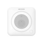   Hikvision DS-PS403I-WE/Red Vezeték nélküli beltéri sziréna AXPro központokhoz, 105 dB, 868 MHz, 4x CR123A, piros