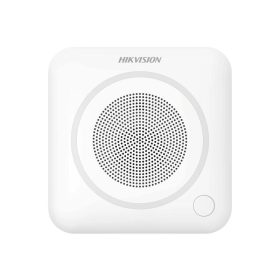  Hikvision DS-PS403I-WE/Red Vezeték nélküli beltéri sziréna AXPro központokhoz, 105 dB, 868 MHz, 4x CR123A, piros