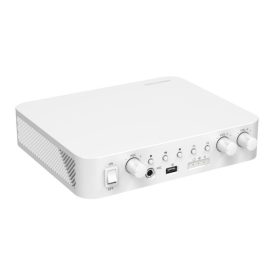   Hikvision DS-QAE0A60G1-VB Kétzónás, 100 V / 60 Wattos Hibrid hálózati erősítő, 1 LAN porttal