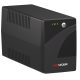 Hikvision DS-UPS1000-R Szünetmentes tápegység, 1000 VA/600 W, beépített akkumulátor 12V/9Ah, 2 db Schuko(DIN)