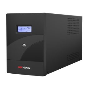   Hikvision DS-UPS3000-R Szünetmentes tápegység,3000 VA/1800 W,LCD kijelző,4 db beépített akkumulátor 12V/9Ah,4db Schuko(DIN)