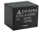   Elli-Echo EER2-9 9 V-os relé morze: 10A. - Téglatest alakú beforrasztható kivitel, megbízható, gyors és biztos működés, hosszú élettartam.