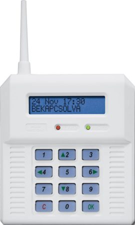 ELMES CB32  32 ZÓNÁS VEZETÉK NÉLKÜLI KÖZPONT(CB-32N) LCD BILLENTYŰZETTEL