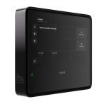   Ajax EN54-FIRE-HUB-BLACK EN54 Fire Hub tűzjelző központ, vezeték nélküli, fekete