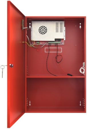 Pulsar EN54C-10A65 Szünetmentesíthető tápegység tűz- és füstjelző rendszerekhez, 27,6V / 10A / 2x65Ah, IP30
