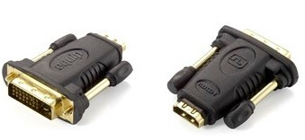 Equip EQUIP118908 HDMI-DVI átalakító (24+1), anya/apa, fekete