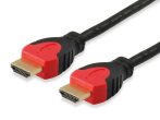   Equip EQUIP119341 HDMI 2.0 kábel, apa/apa, 4K/60 Hz, aranyozott, 1 m