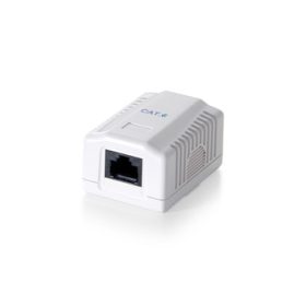   Equip EQUIP235211 UTP fali aljzat, cat6, RJ45, árnyékolatlan, fehér
