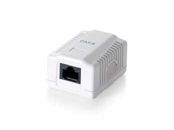 Equip EQUIP235211 UTP fali aljzat, cat6, RJ45, árnyékolatlan, fehér