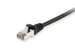   Equip EQUIP605592 SFTP patch kábel, cat6, LSOH, duplán árnyékolt, fekete, 3 m