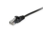 Equip EQUIP625456 UTP patch kábel, cat6, fekete, 10 m