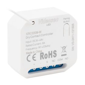   YLI ET-KRC2209-W 1 csatornás RF+Wifi vevőegység, 12-48V, NO+NC relékimenet