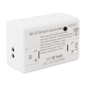   YLI ET-RSR02 1 csatornás, Wifi smart vezérlő(TUYA kompatibilis), 230V AC be- és kimenettel