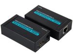   EuroVideo EVA-HDMI-UTP60-B HDMI/UTP konverter 60 méteres távolságra, 1xRJ45, 1080p felbontáshoz, fém ház