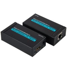   EuroVideo EVA-HDMI-UTP60-B HDMI/UTP konverter 60 méteres távolságra, 1xRJ45, 1080p felbontáshoz, fém ház