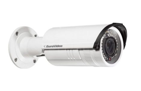  EuroVideo EVC-IP-BL2AP28S 2 MP IP kompakt kamera, 25 fps, 0,01 Lux, 2,8-12 mm optika, ICR, 30 m IR, 12 VDC/PoE