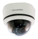   EuroVideo EVC-TG-DO380AI28 1/3" HDIS 800 TV soros beltéri dome kamera, 2,8-12 mm, 20 m IR, 12 VDC, 0,5 A