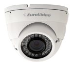   EuroVideo EVC-TG-DV380A28 1/3" HDIS 800 TV soros VB dome kamera, 2,8-12 mm, 30 m IR, 12 VDC, 0,5 A
