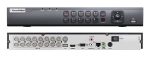    EuroVideo EVD-Q16/400A1FH 4 az 1-ben (TVI, AHD, CVBS, IP) DVR, 16 csat., 400fps/1080p, 1/1 audio BE/KI, VGA, HDMI