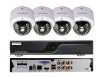    Eurovideo EVS-C04/DC1080PA28M CVI szett, 1 db EVD-C04/50A1FH, 4 db EVC-TC-DC1080PA28M