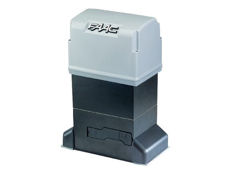 FAAC F109838 844 R elektromechanikus tolókapu motor, ipari alkalmazásra (egy fázisú), fogaskerék hajtás és vezérlés nélkül, önzáró kivitel hővédelemmel