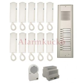  FARFISA FA/KIT10V SZETT, 10 lakásos audió kaputelefon szett