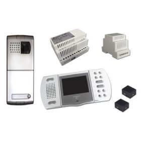    ACI FARFISA FA/EH9262PLCW kézibeszélő nélküli, kétlakásos, színes video kaputelefon szett
