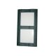  ACI FARFISA FA/MA62 kültéri előlapi alumínium keret 2 modul részére, 140x257 mm
