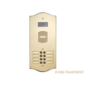    ACI FARFISA FA/P208V Dísz előlap rézből, 8 lakásos videórendszerhez