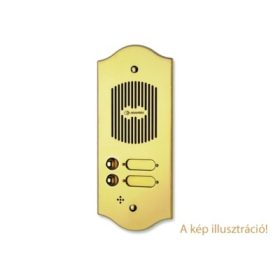    ACI FARFISA FA/P210 Dísz előlap rézből, 10 lakásos audiórendszerhez