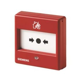   Siemens FDM225-RP C-NET/FDnet címezhető kézi jelzésadó, visszaállítható műanyag lappal, süllyesztett, direkt működés