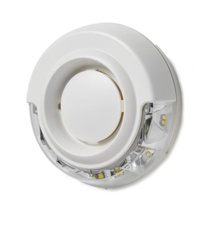 Siemens FDS226-WR C-NET(Cerberus PRO)/FDnet huroktáplált hang-fényjelző, piros LED, fehér