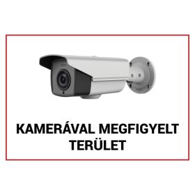   Egyéb gyártó FTB-KMT01 Műanyag figyelmeztető tábla: "Kamerával megfigyelt terület", 210x300x1 mm