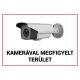 Egyéb gyártó FTB-KMT01 Műanyag figyelmeztető tábla: "Kamerával megfigyelt terület", 210x300x1 mm