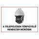 Egyéb gyártó FTB-KMT02 Műanyag figyelmeztető tábla: "A településen térfigyelő rendszer működik", 210x300x1 mm