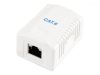 Gembird NCAC-1F6-01 FTP Cat6 1xRJ45 Árnyékolt Cat6 fali aljzat, 1 portos