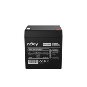   NJOY Szünetmentes Akkumulátor - GP05122F (12V/5Ah, T2/F2, zárt, gondozás mentes, AGM)
