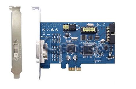  8 csatornás megfigyelő rendszer max 100 fps, max 704x576 felb., 4 audio, PCI-E 1x