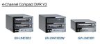    GEOVISION GV DVR V3-8CH-2 Kompakt DVR, 8 csatornás, H.264, Dual-Stream, 2 HDD hely