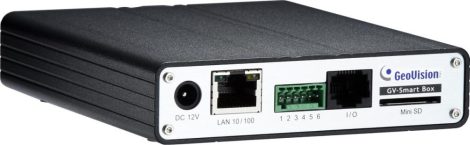  Geovision GV SMART BOX video elemző hardver, 1 video bemenet, RS232/RS485,RJ45,mini SD kártya