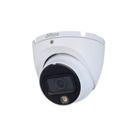   Dahua HAC-HDW1801TLM-IL-A-0280B-S2 8 MP Full-color HDCVI WDR fix IR/láthatófény dómkamera, SMDplus, mikrofon, koax audio