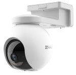   Ezviz HB8 2K+ 4 MP fix IR IP PT dómkamera, wifi, beépített tárhely (32GB), akkumulátor, IP65, mikrofon, hangszóró